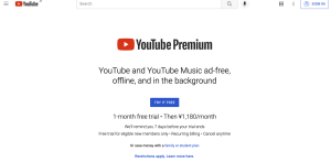 Youtube プレミアム